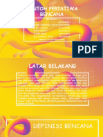 Kelompok 6 - PPT Contoh Peristiwa Bencana - Epidemiologi Bencana Dan Dampaknya Di Wilayah Pesisir Dan Kepulauan