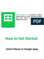 Google Sheets Is A Spreadsheet Program Included As