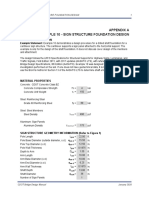 Appendix A Example 10 - Sign Structure Foundation Design: General Information