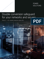 Double Conversion Safeguard For Your Networks and Servers