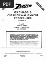 GX Chassis: Alignment Procedures