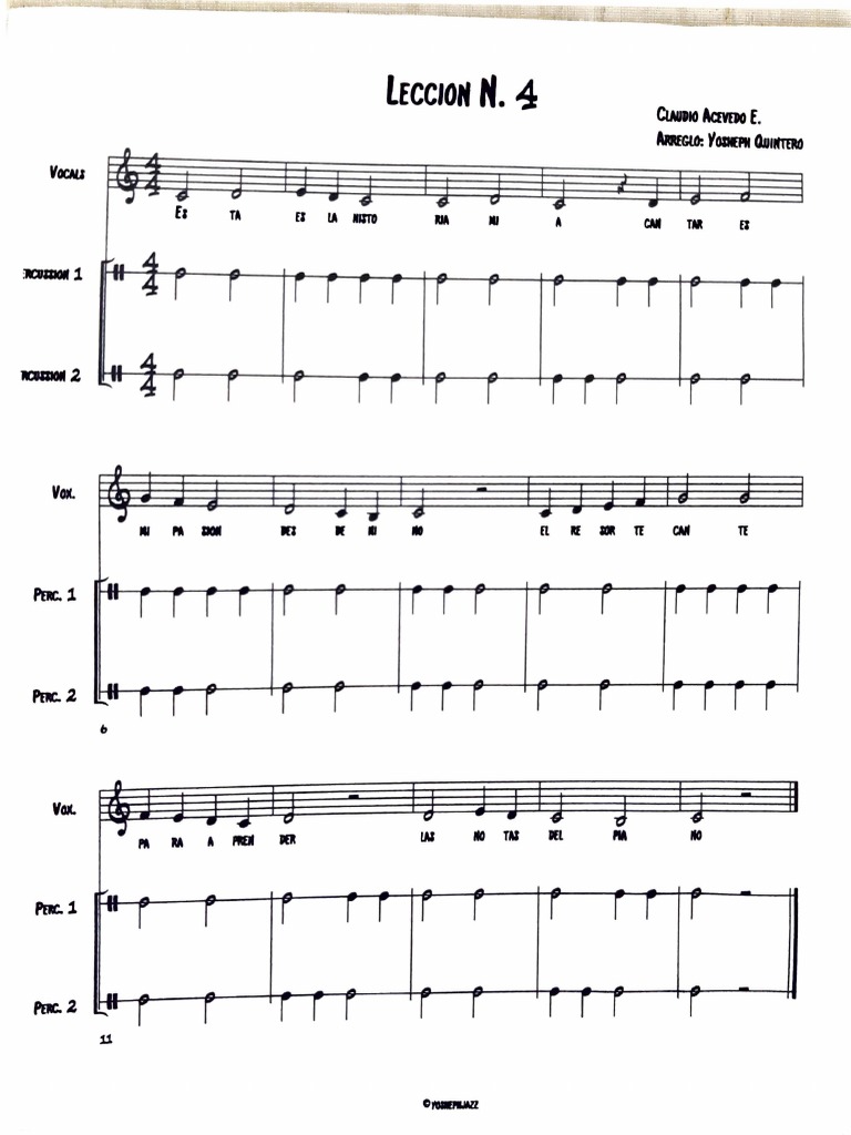 Partituras de Ritmos | PDF