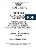 Propuesta Recreos Saludables e Inclusion