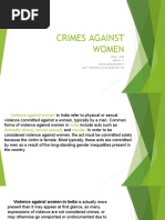 Crimes Against Women: Paper - Crime Akhila Muraleedharan K Asst. Professor, Sngcas Mezhuveli, Pta