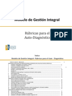 Rubricas Modelo Gestión Integral 2015