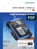 Tough and Ready For The Field: Earth Tester FT6031