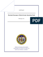 Maryland Emergency Medical System Operations Fund: Audit Report