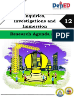 Inquiries, Investigations and Immersion: Research Agenda (HE)