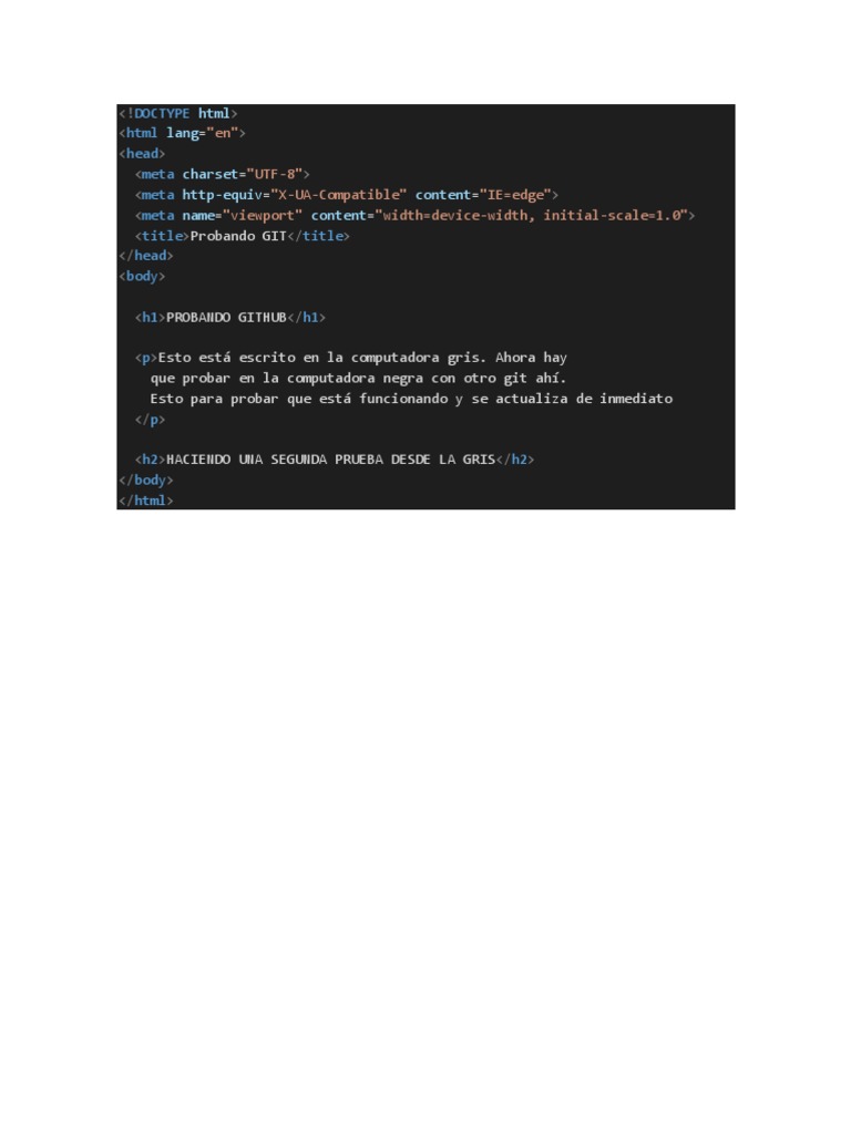 Pruebas de Git en Diferentes PCs | PDF | Informática