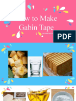 How To Make Gabin Tape