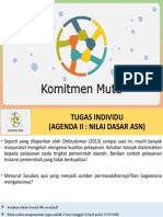 Tugas Individu Agenda II: Nilai Dasar ASN