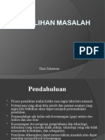 PEMILIHAN MASALAH