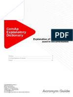 ComAp Explanatory Dictionary Guide