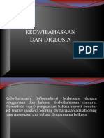 Kedwibahasaan Dan Diglosia