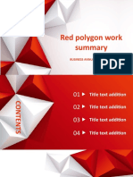 RED POLYGON TEMPLATE