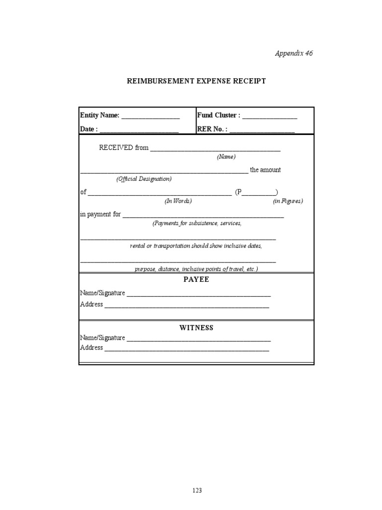 Appendix 46 RER | PDF