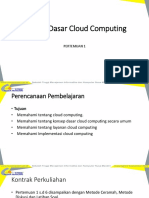 Konsep Dasar Cloud Computing: Pertemuan 1