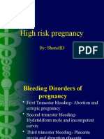 High Risk Pregnancy