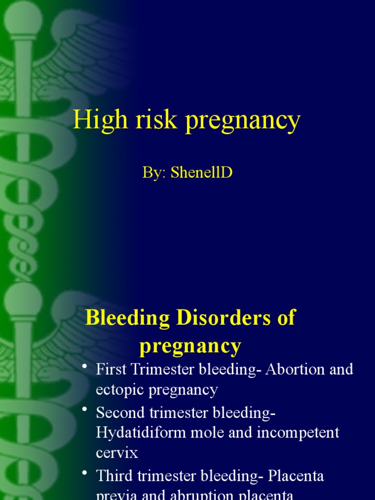 High Risk Pregnancy | PDF | Miscarriage | Childbirth