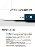 Office Management: Dr. Hajra Shaheen