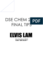 Dse Chem 2020 Final Tips