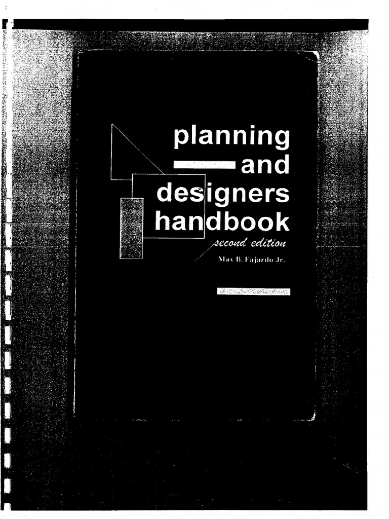 Planning and Designers Handbook by Max Fajardo PDF