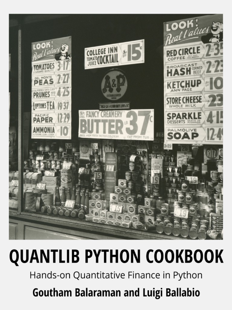 QuantLib Python Cookbook | PDF | Option (Finance) | Black–Scholes Model