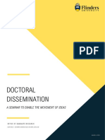 Doctoral Dissemination - A Seminar To Enable The Movement of Ideas