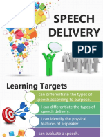 No. 5 - Speech Delivery
