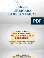 Sukses berbicara