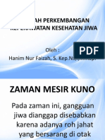 Sejarah Keperawatan Jiwa 2020