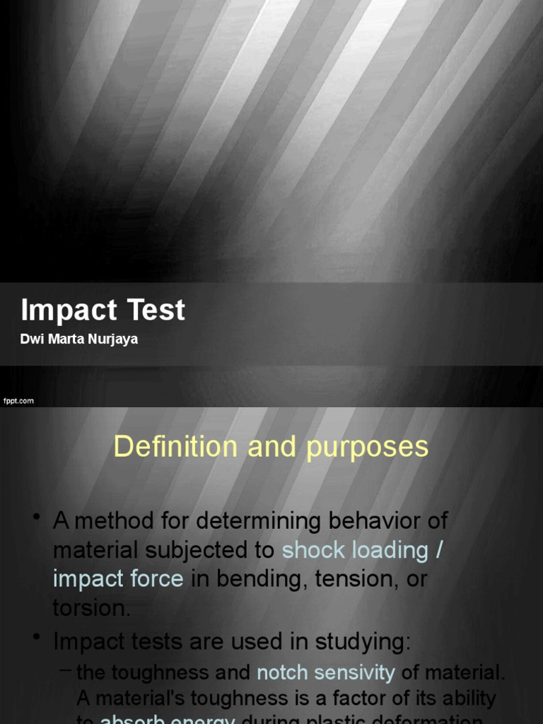 Impact Testing Methods and Procedures | PDF | Ductility | Fracture