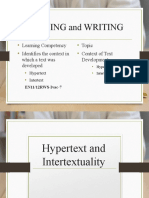 7 Hypertext and Intertext