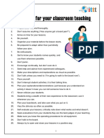 35 Top Tips For Your Classroom Teaching