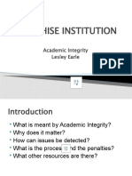 Academic Integrity Voice Over Lecture 2016-17