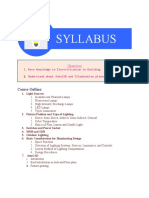 Syllabus: Course Outline