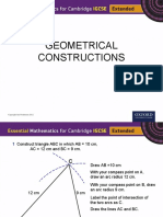 Geometrical Construction