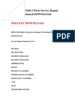 Instant Download: HITACHI EX60-1 Parts Service Repair Workshop Manual DOWNLOAD