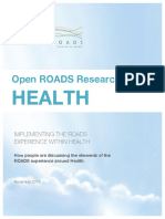 Open ROADS Health Overview - 161108