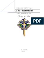 (SLU 2009) Labor Relations Reviewer