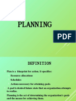 Planning in Business