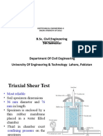 GEOTECHNICAL ENGINEERING-II SHEAR STRENGTH OF SOILS