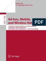 Adhoc Mobile and Wireless Networks 2018