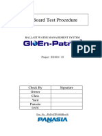 Ballast Water Treatment Test Procedure