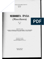 Gligor Stanojevic - Popis Stanovnistva I Zemlje U Okolini Zadra Iz 1756. Godine