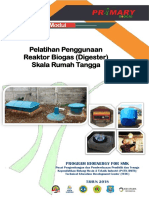 Modul Pelatihan Penggunaan Dan Pemanfaatan Biodigester Biogas Primary Indonesia Julius Christian