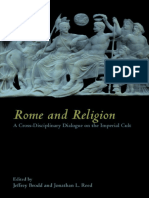 (SBL Writings From The Greco-Roman World Supplement 5) Jeffrey Brodd, Jonathan L. Reed - Rome and Religion - A Cross-Disciplinary Dialogue On The Imperia