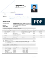 Muhammad Anas Hassan: To Lead The Organization Being Strategic Partner of Top Management Team of Organization