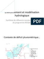 Atelier032011-Environnement et modélisation hydrologique - Paturel