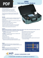 Twin Laser Particle Analyser: ... Because Contamination Costs!